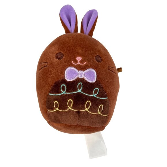 Squishmallows Chocolate Bunny Tandy Plush Toy 5in Brown Purple Stuffed Animal - Picture 1 of 6